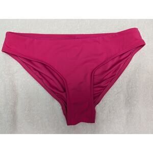 Sea Level Swim Australia sz 6 Solid Pink High Waist Bikini Bottoms 3104